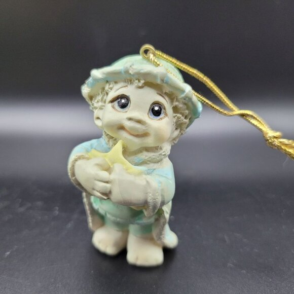 Giftco Dreamsicles Nativity Set 6 Piece Vtg Hanging Ornaments Big Eyes Small - Picture 7 of 8